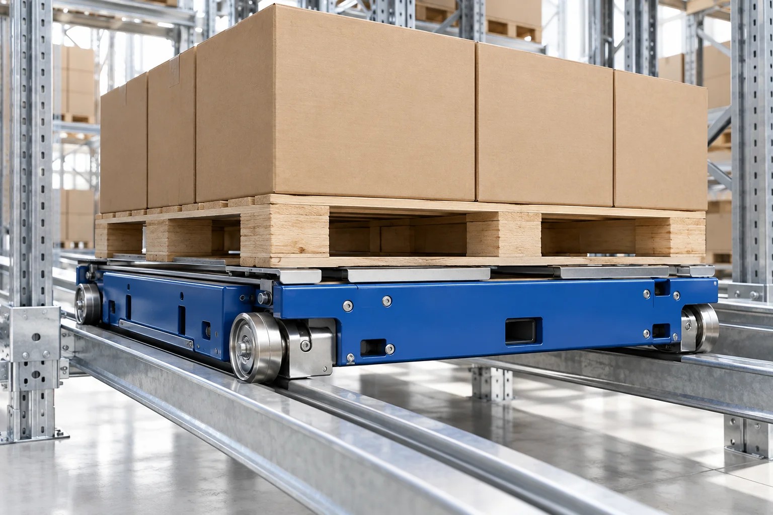 Shuttle ve yük aktarma için temsili makine tasarımı